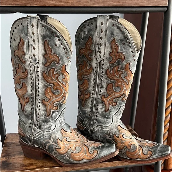 J.B. Dillon Reserve Laurel Western Boots- Size 8 - Picture 4 of 10